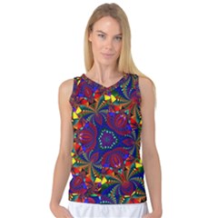 Kaleidoscope Pattern Ornament Women s Basketball Tank Top
