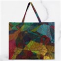 Background Color Template Abstract Zipper Large Tote Bag View1