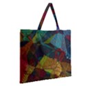 Background Color Template Abstract Zipper Large Tote Bag View2