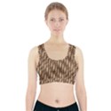 Woven Rope Texture Textures Rope Sports Bra With Pocket View1