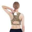 Woven Rope Texture Textures Rope Sports Bra With Pocket View2
