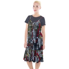Christmas Cross Stitch Background Camis Fishtail Dress