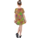 Easter Egg Colorful Texture Kids  Simple Cotton Dress View2