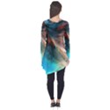 Background Art Abstract Watercolor Long Sleeve Tunic  View2
