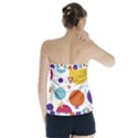Background Background Polka Dot Strapless Top View2