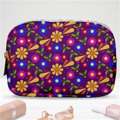 Pattern Illustration Background Make Up Pouch (small)