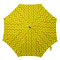 Yellow Background Abstract Hook Handle Umbrellas (Small) View1