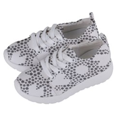 Snowflake Silhouette Fractal Kids  Lightweight Sports Shoes