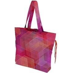 Abstract Background Texture Drawstring Tote Bag