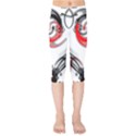 Abstract Fractal Digital Art Kids  Capri Leggings  View1