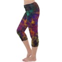 Pattern Background Wallpaper Capri Yoga Leggings View2