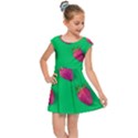 Strawberry Green Kids  Cap Sleeve Dress View1
