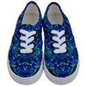 Abstract #8   I   Aqua Blues 6000 Kids  Classic Low Top Sneakers View1