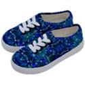 Abstract #8   I   Aqua Blues 6000 Kids  Classic Low Top Sneakers View2