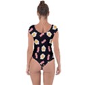 Bacon and Egg Pop Art Pattern Short Sleeve Leotard  View2