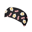 Bacon and Egg Pop Art Pattern Yoga Headband View1