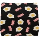 Bacon and Egg Pop Art Pattern Seat Cushion View1