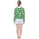 Bacon and Egg Pop Art Pattern Women s Tie Up Sweat View2