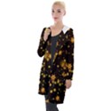 Background Black Blur Colorful Hooded Pocket Cardigan View1