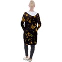 Background Black Blur Colorful Hooded Pocket Cardigan View2