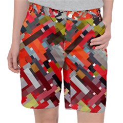 Maze Mazes Fabric Fabrics Color Pocket Shorts