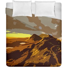 Scotland Monti Mountains Mountain Duvet Cover Double Side (california King Size)