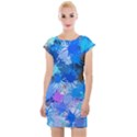 Color Colors Abstract Colorful Cap Sleeve Bodycon Dress View1