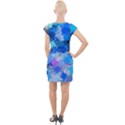 Color Colors Abstract Colorful Cap Sleeve Bodycon Dress View2