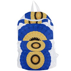 Design Circular Round Pattern Foldable Lightweight Backpack