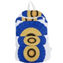 Design Circular Round Pattern Foldable Lightweight Backpack View1