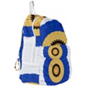 Design Circular Round Pattern Foldable Lightweight Backpack View3