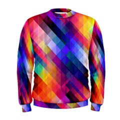 Abstract Background Colorful Pattern Men s Sweatshirt by Pakrebo