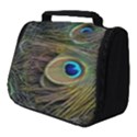 Peacock Tail Feathers Close Up Full Print Travel Pouch (Small) View1