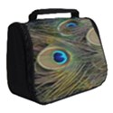 Peacock Tail Feathers Close Up Full Print Travel Pouch (Small) View2