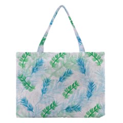 Pattern Feather Fir Colorful Color Medium Tote Bag