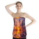 Sunset Dawn Sea Sun Nature Strapless Top View1