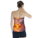 Sunset Dawn Sea Sun Nature Strapless Top View2