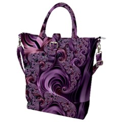 Abstract Art Fractal Art Fractal Buckle Top Tote Bag