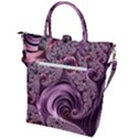 Abstract Art Fractal Art Fractal Buckle Top Tote Bag View2