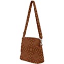 Mosaic Triangle Symmetry Zipper Messenger Bag View2