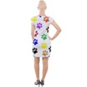 Pawprints Paw Prints Paw Animal Cap Sleeve Bodycon Dress View2