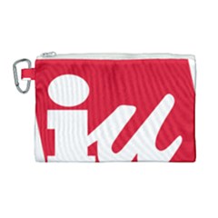 Logo Of United Left Political Coalition Of Spain Canvas Cosmetic Bag (large) by abbeyz71