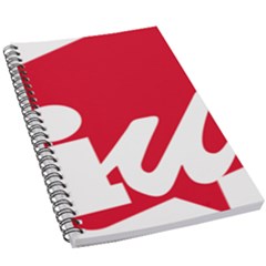 Logo Of United Left Political Coalition Of Spain 5 5  X 8 5  Notebook by abbeyz71