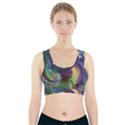 Fractal Artwork Art Swirl Vortex Sports Bra With Pocket View1