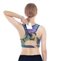 Fractal Artwork Art Swirl Vortex Sports Bra With Pocket View2