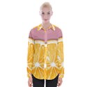 Pop Art Orange  Womens Long Sleeve Shirt View1