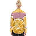 Pop Art Orange  Womens Long Sleeve Shirt View2