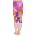 Fractal Puffy Feather Art Artwork Kids  Capri Leggings  View2