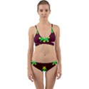 Pattern Star Vector Multi Color Wrap Around Bikini Set View1