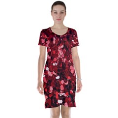The Ruby Garland Shimmer Short Sleeve Nightdress